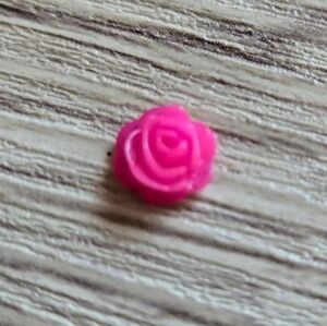 🦉VHTF Hot Pink Rose Charm